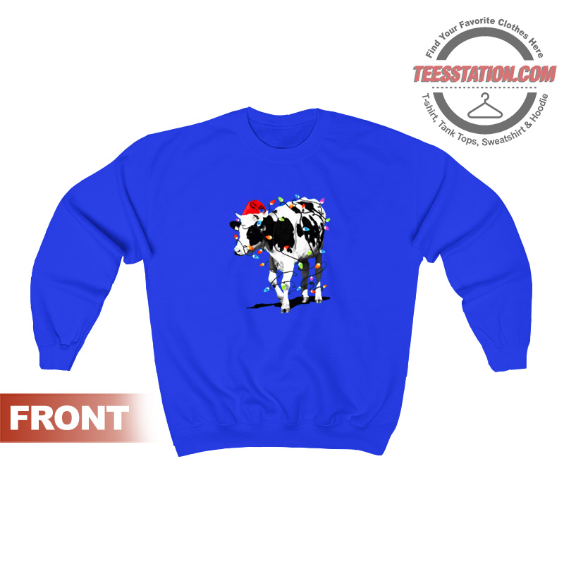 Cow Led Christmas Lights Sweatshirt Cow Led Christmas Lights Sweatshirt