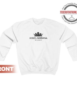 Dolce And Gabbana Milano Crown Sweatshirt