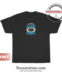 Dominoes Player Domino Lover T-Shirt