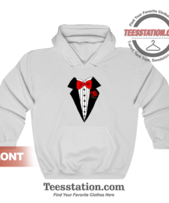 Funny Cool Tuxedo And Bow Tie Hoodie