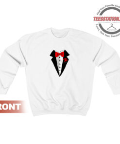 Funny Cool Tuxedo And Bow Tie Sweatshirt