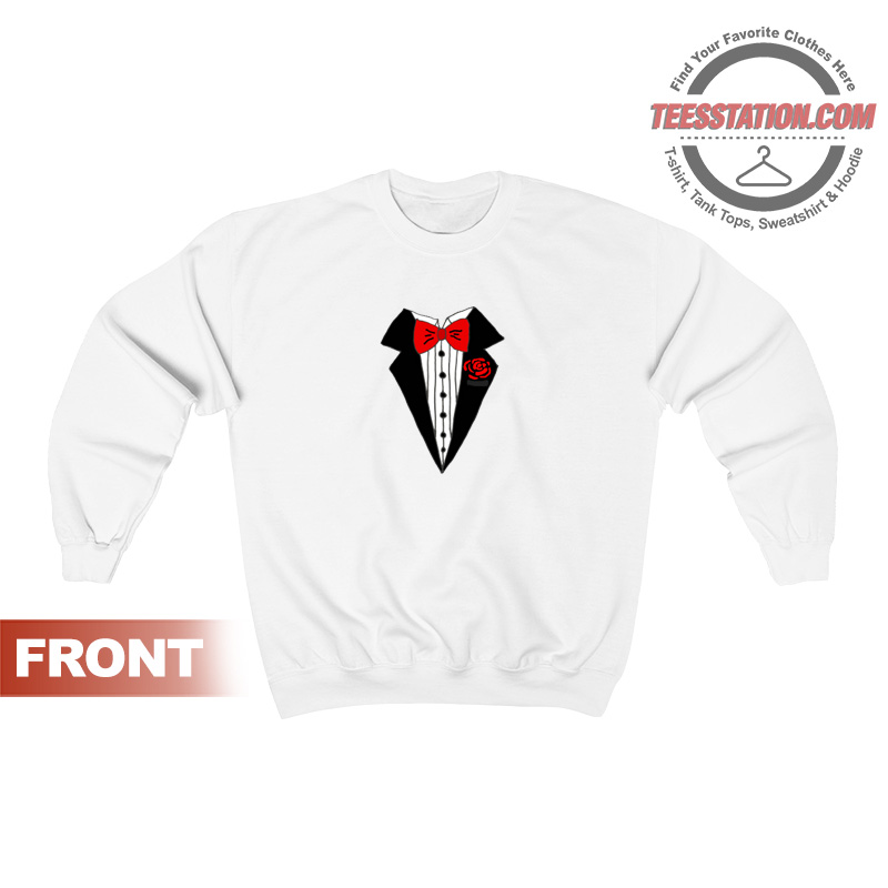 Funny Cool Tuxedo And Bow Tie Sweatshirt Funny Cool Tuxedo And Bow Tie Sweatshirt