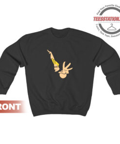 Funny Fendi Yellow Monster Sweatshirt Unisex