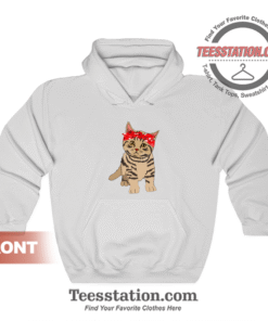 Funny Gangster Cat Hoodie Unisex