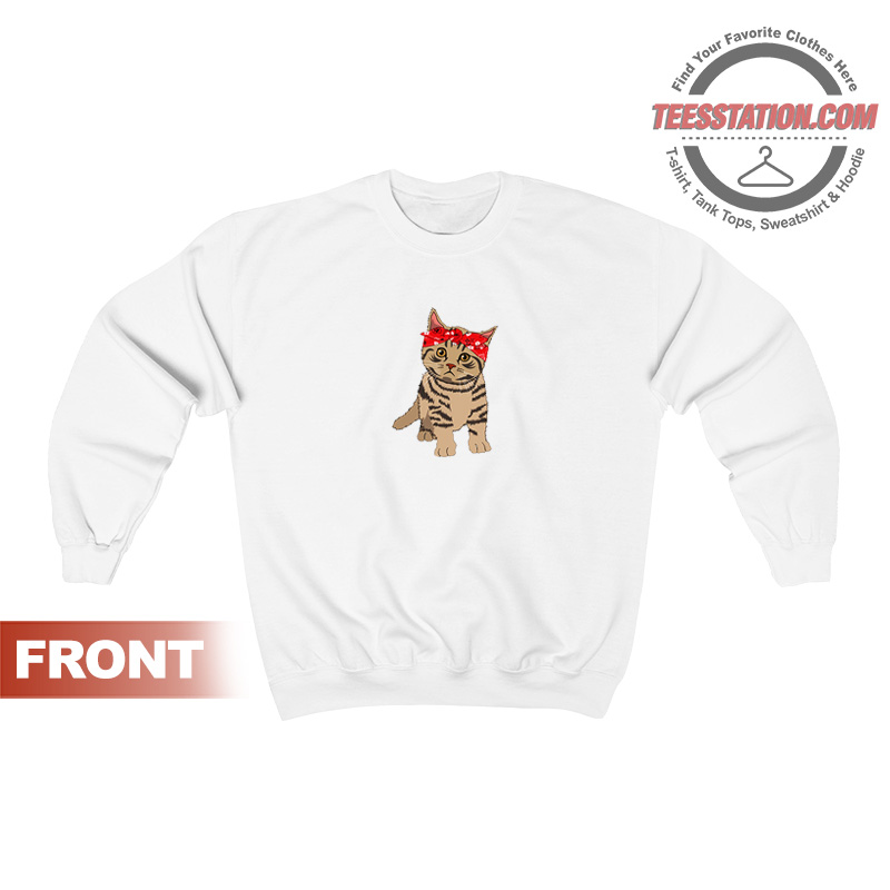 Funny Gangster Cat Sweatshirt Unisex Funny Gangster Cat Sweatshirt Unisex