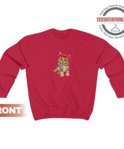 Funny Gangster Cat Sweatshirt Unisex