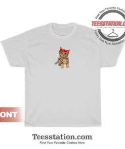 Funny Gangster Cat T-Shirt Unisex