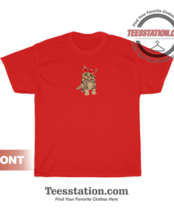 Funny Gangster Cat T-Shirt Unisex