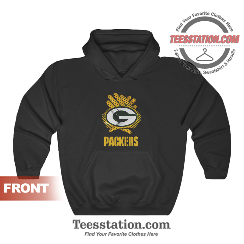 Green Bay Packers Gloves Hoodie Green Bay Packers Gloves Hoodie