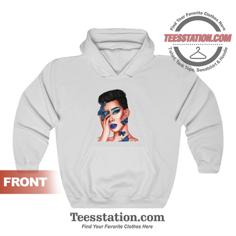 James Charles Butterfly Make Up Hoodie James Charles Butterfly Make Up Hoodie