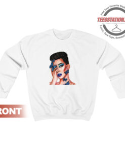 James Charles Butterfly Make Up Sweatshirt