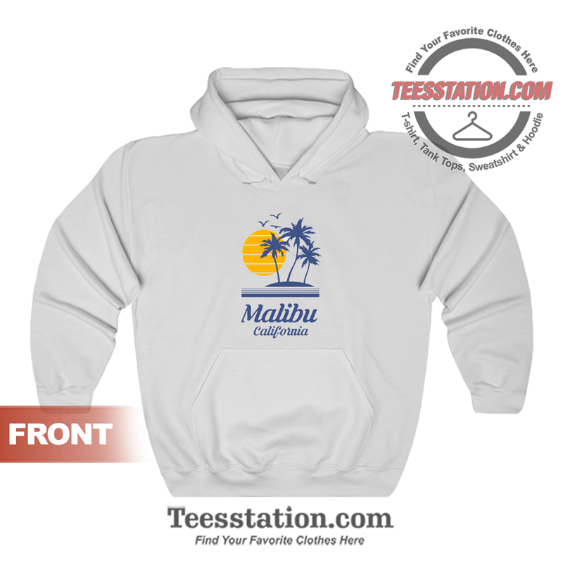 Malibu CA California Beach Hoodie Malibu CA California Beach Hoodie