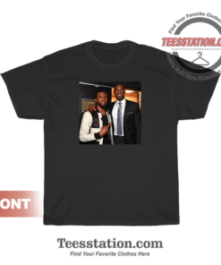 Photo Of Two Legends Chadwick Boseman And Kobe Bryant T-Shirt
