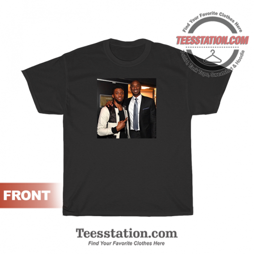 Photo Of Two Legends Chadwick Boseman And Kobe Bryant T-Shirt