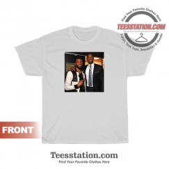 Photo Of Two Legends Chadwick Boseman And Kobe Bryant T-Shirt