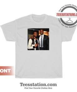 Photo Of Two Legends Chadwick Boseman And Kobe Bryant T-Shirt