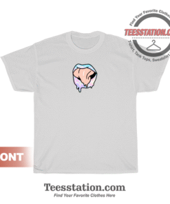 Rainbow Paint Drip Lips T-Shirt