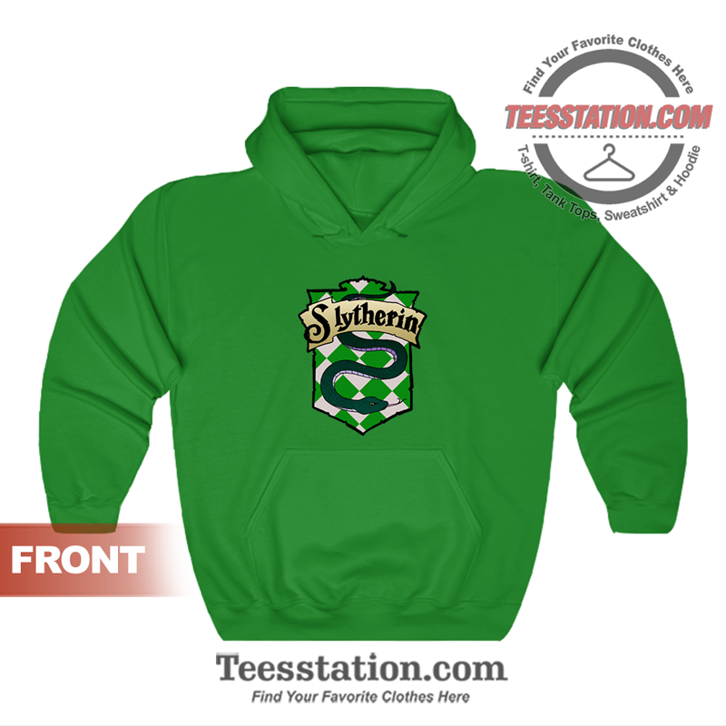 Slytherin House Crest Hoodie Slytherin House Crest Hoodie