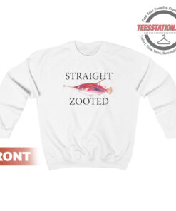 Straight Zooted Fish Sweatshirt For Unisex