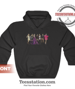 Taylor Swift Eras Black Hoodie Unisex