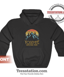 Vintage Yosemite National Park California Hoodie