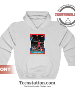 86 Michael Jordan Rookie Card Hoodie