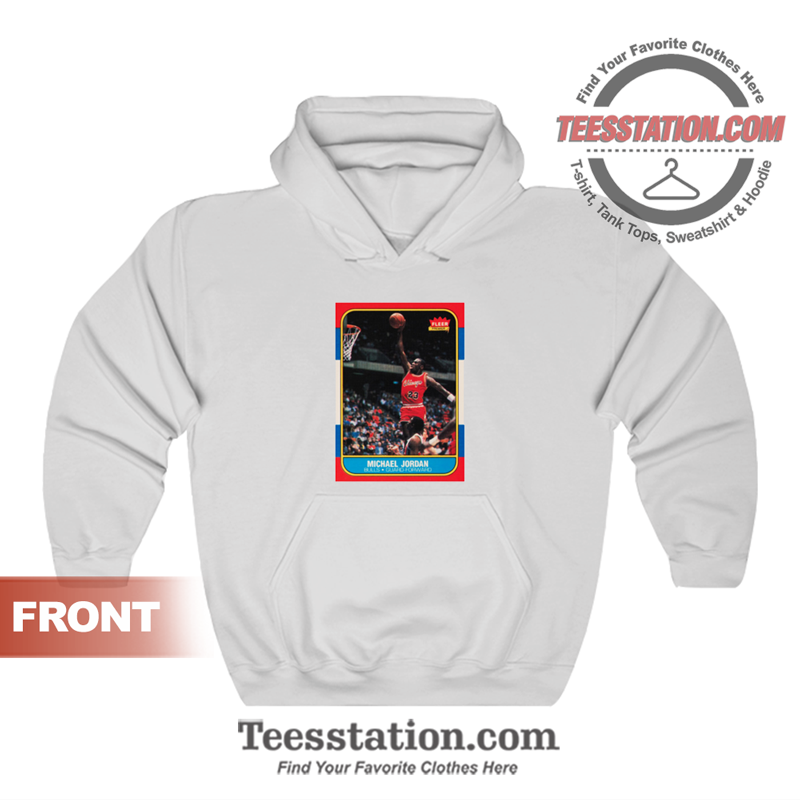 86 Michael Jordan Rookie Card Hoodie 86 Michael Jordan Rookie Card Hoodie