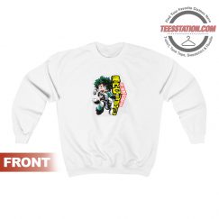 Boku No Hero My Hero Academia Deku Sweatshirt Unisex
