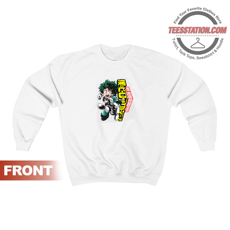 Boku No Hero My Hero Academia Deku Sweatshirt Unisex Boku No Hero My Hero Academia Deku Sweatshirt Unisex