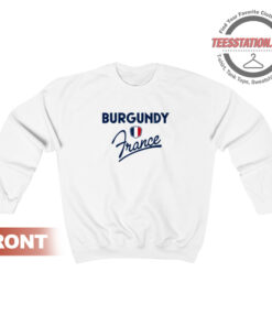 Burgundy Flag France Sweatshirt