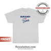 Burgundy Flag France T-Shirt