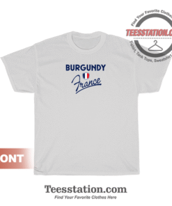 Burgundy Flag France T-Shirt