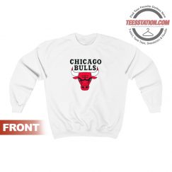 Chicago Bulls Red Basketball Sweatshirt