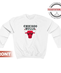 Chicago Bulls Red Basketball Sweatshirt