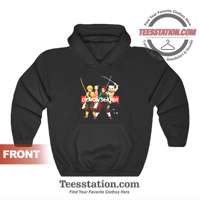 Demon Slayer Kimetsu Anime Merch Hoodie Unisex Demon Slayer Kimetsu Anime Merch Hoodie Unisex