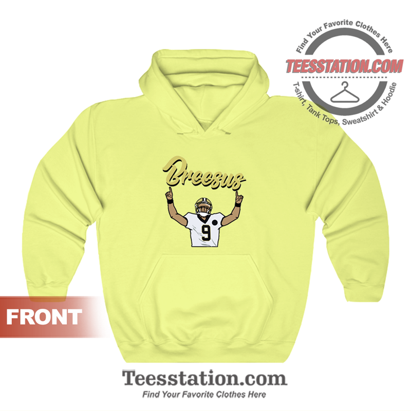 Drew Brees Breesus New Orleans Saints NFL Hoodie Drew Brees Breesus New Orleans Saints NFL Hoodie