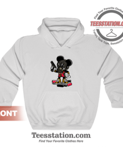 Gangsta Cartoon Mickey Mouse Hoodie Unisex