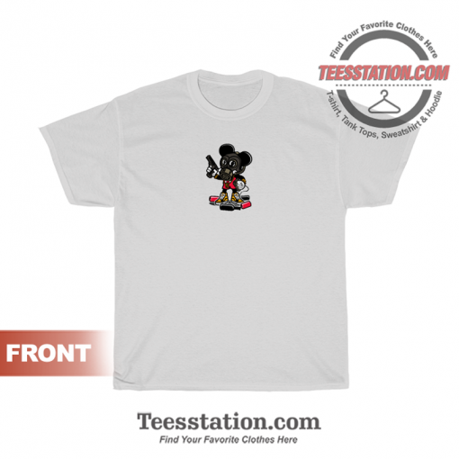 Gangsta Cartoon Mickey Mouse T-Shirt Unisex