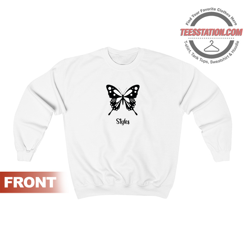 Harry Styles Butterfly Tattoo Sweatshirt Harry Styles Butterfly Tattoo Sweatshirt