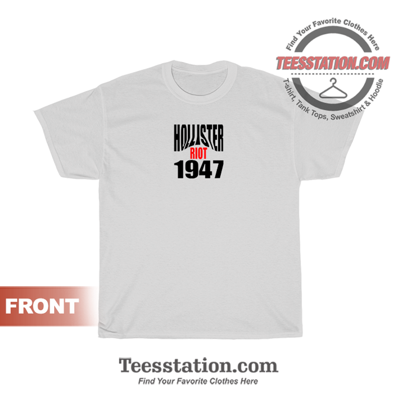 Hollister Riot 1947 Light T-Shirt Unisex Hollister Riot 1947 Light T-Shirt Unisex