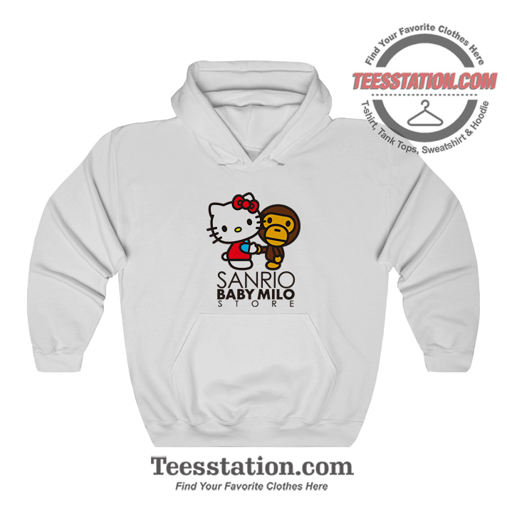 Baby Milo X Hello Kitty Sanrio Store Hoodie Baby Milo X Hello Kitty Sanrio Store Hoodie