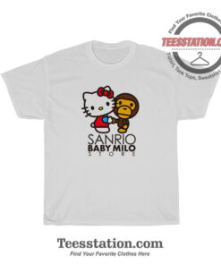 Baby Milo X Hello Kitty Sanrio Store T-Shirt