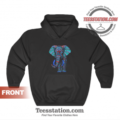Riot Society Ornate Elephant Hoodie