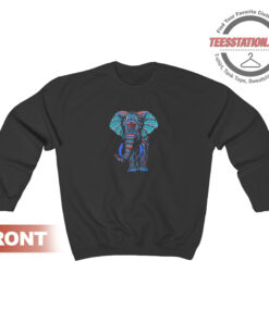 Riot Society Ornate Elephant Sweatshirt