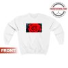 Romantic Red Rose Flower Sweatshirt