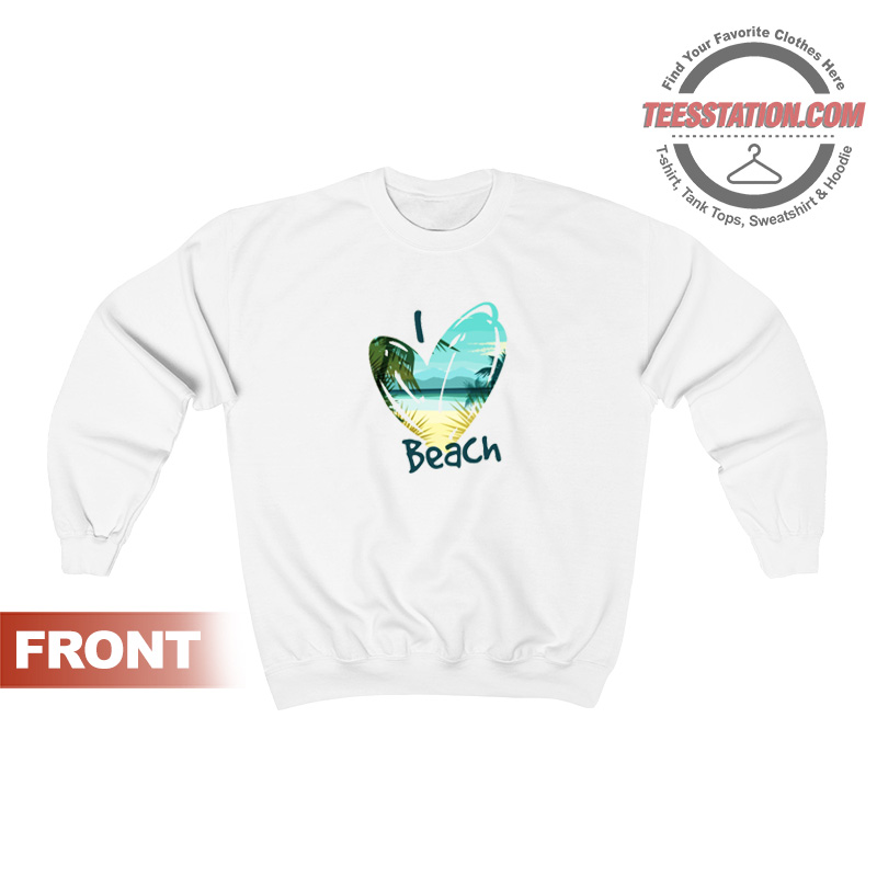Tropical Summer Beach Sweatshirt Tropical Summer Beach Sweatshirt
