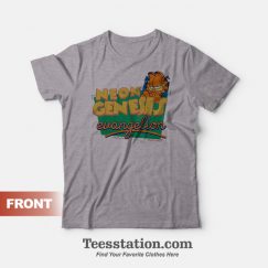 Neon Genesis Evangelio Garfield T-Shirt