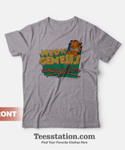 Neon Genesis Evangelio Garfield T-Shirt