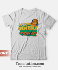 Neon Genesis Evangelio Garfield T-Shirt