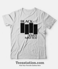 Black Lives Matter Black Flag Parody T-Shirt